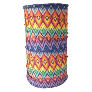 Multifunkční šátek barevný cik-cak